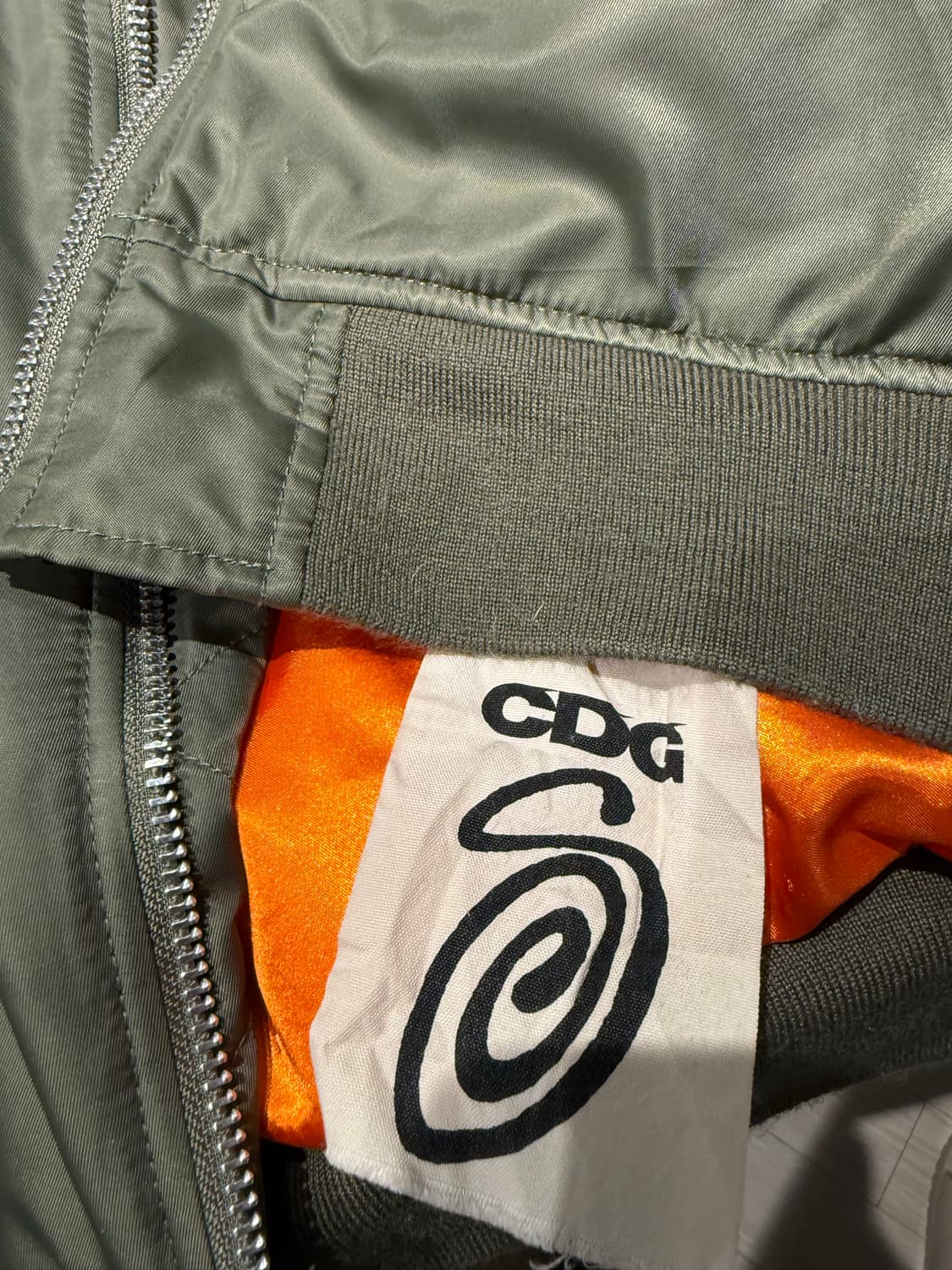 스투시 꼼데가르송 ma-1 마원 M사이즈 상품이미지2