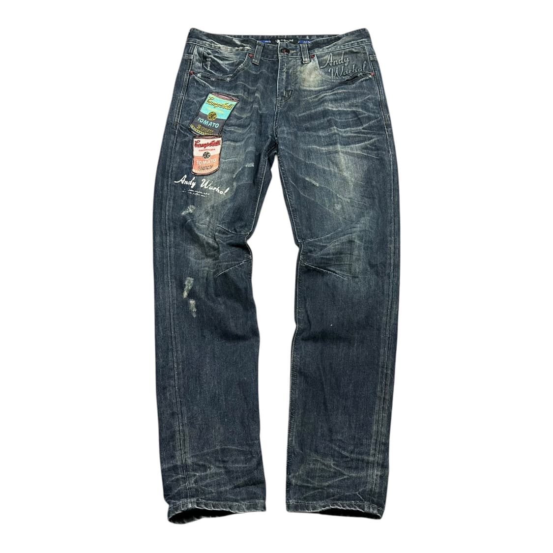 ✨ (바배) 앤디워홀 팝아트 데님 팬츠  상품이미지1