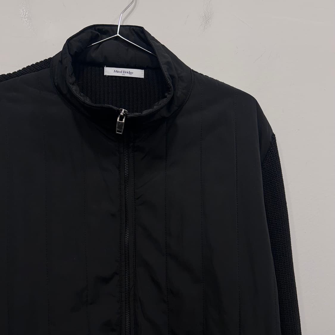 마인드브리지 니트 나일론 퀼팅 자켓 상품이미지1