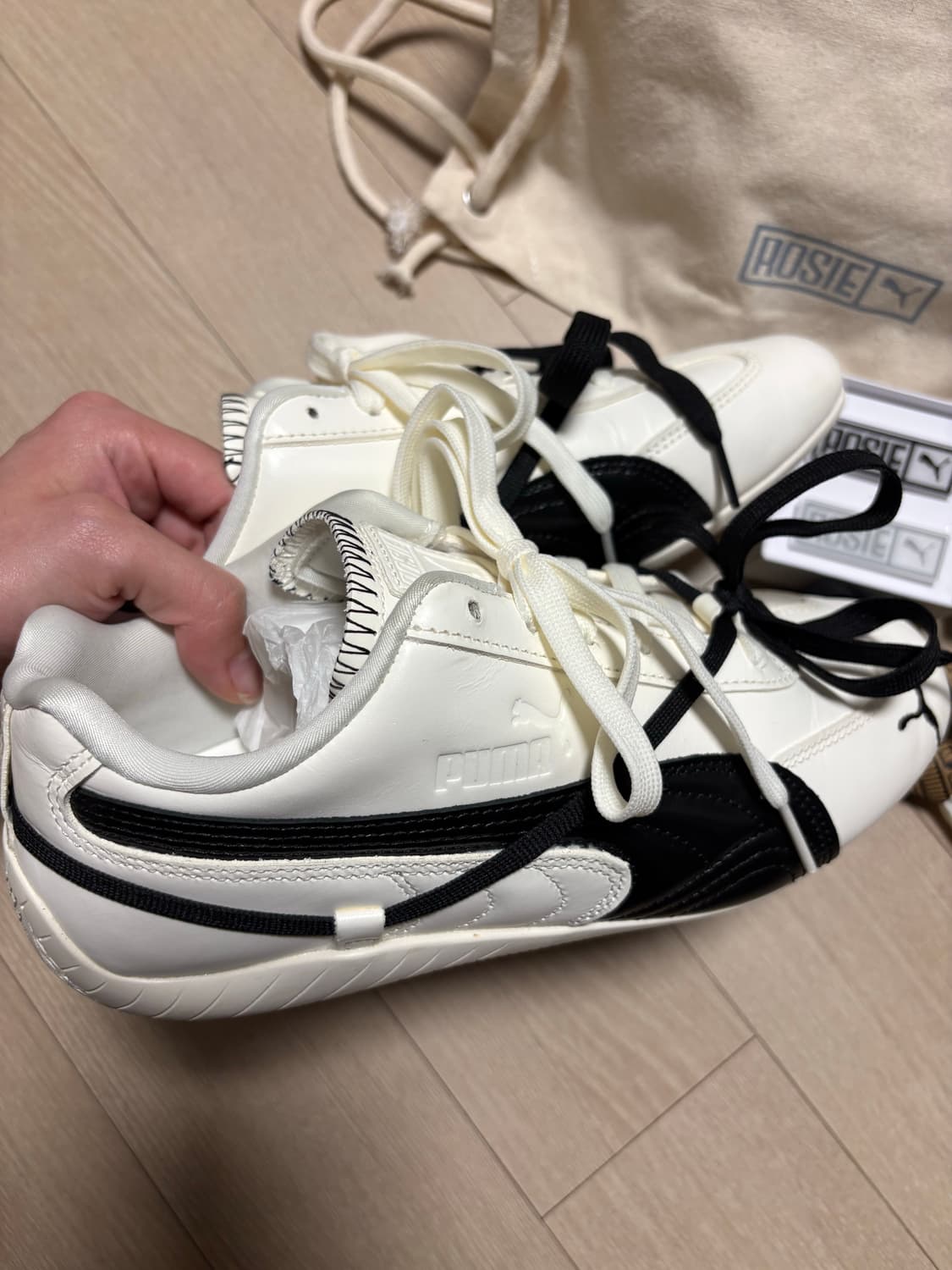 로제 푸마 스피드캣 웜화이트240 상품이미지3