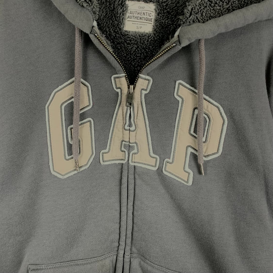 Gap 갭 기모 보아 후드집업 상품이미지4