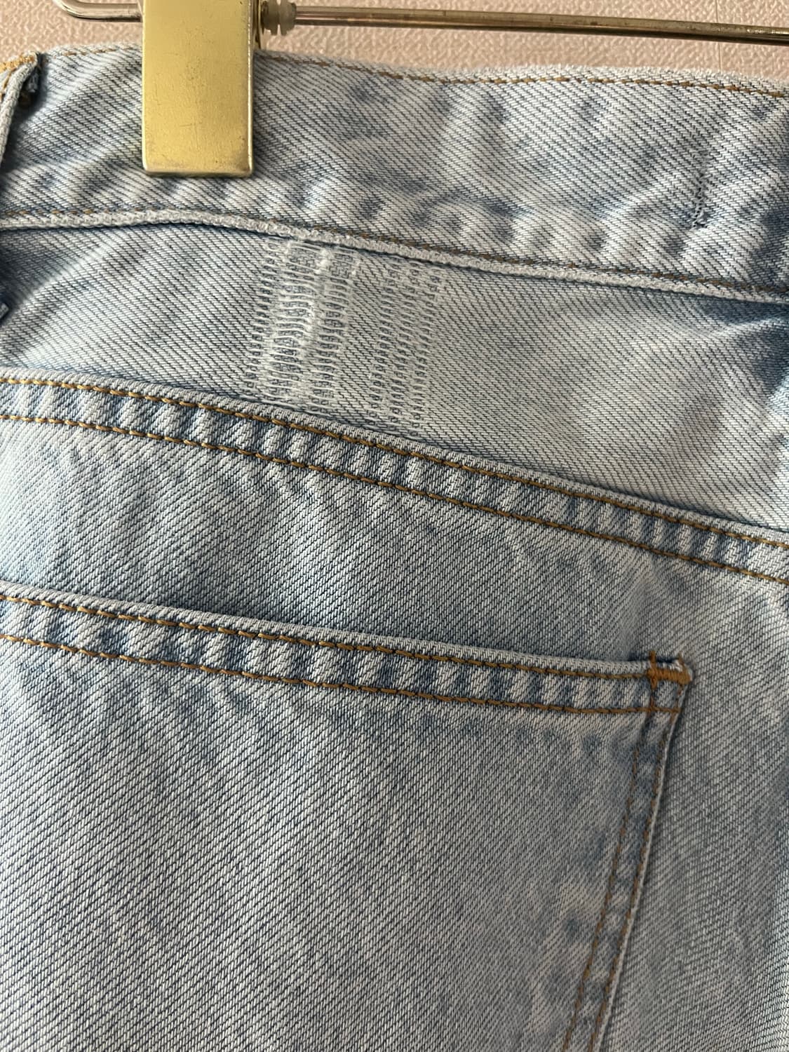 더로랑 세미와이드트위스트진(라이트블루M) 상품이미지10