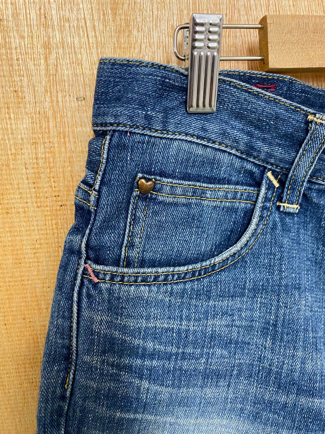 LEE x EARTH music & ecology denim shorts 상품이미지5
