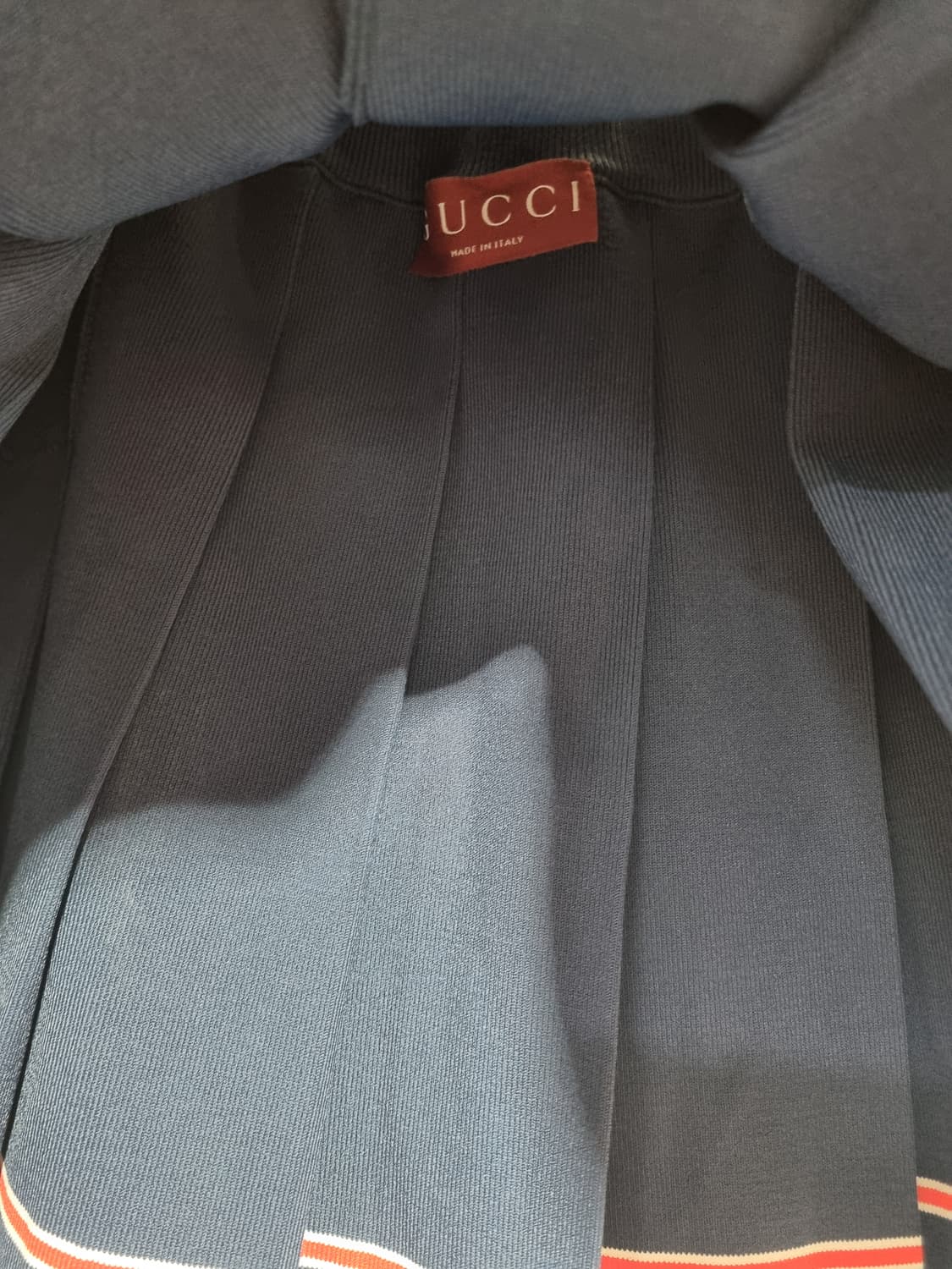 정품)  구찌  트리밍 플리츠 스커트 상품이미지4