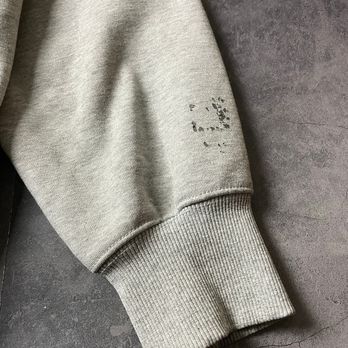 CARHARTT 칼하트 빈티지 그레이 하프집업 기모 후드티 A00576 상품이미지4