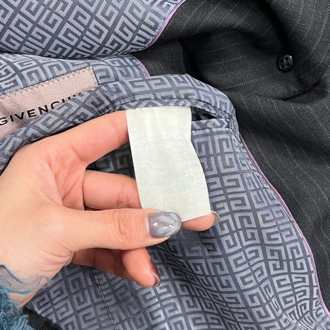 지방시 스트라이프 2버튼 블레이저 v0959 상품이미지7