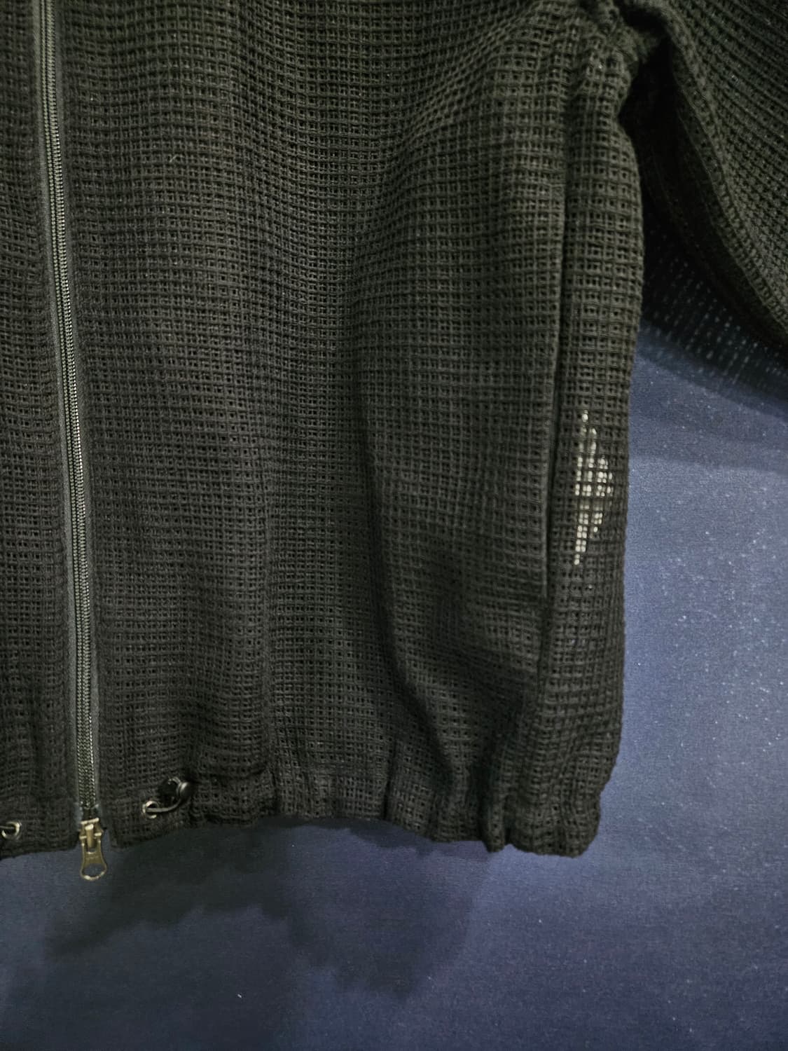 쿠어 블랙 남성 세미오버핏 95~100 망사자켓  상품이미지6