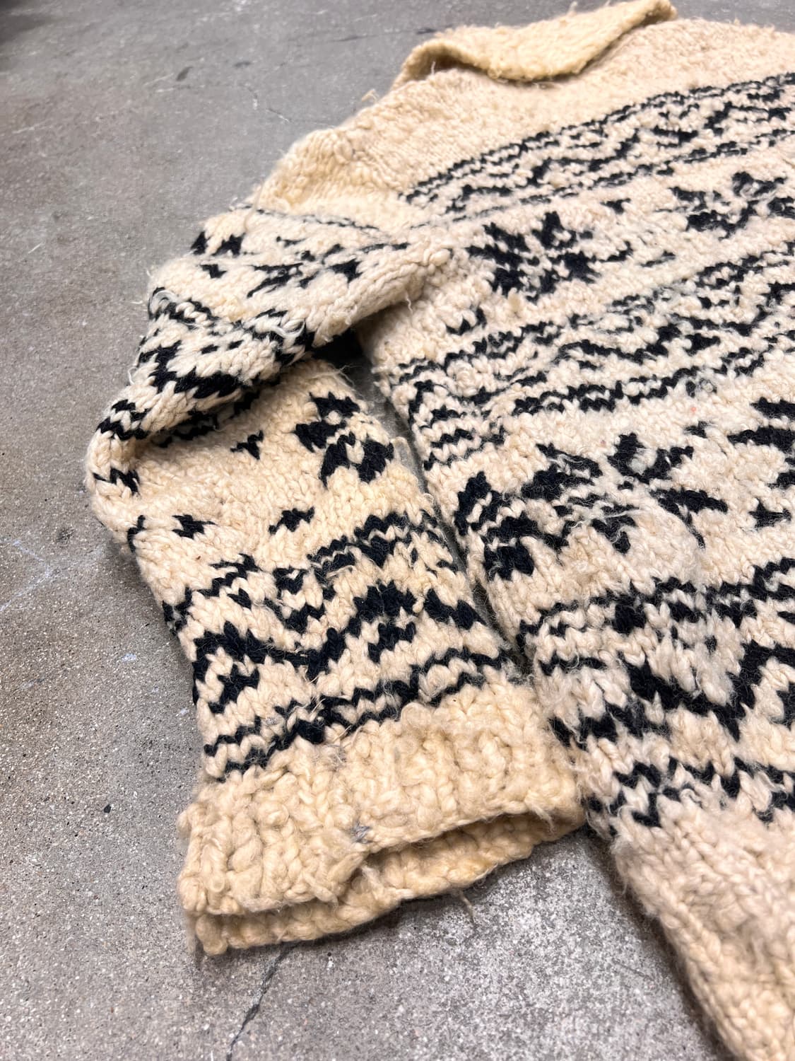 60‘s 코위찬 핸드메이드 스웨터 상품이미지9