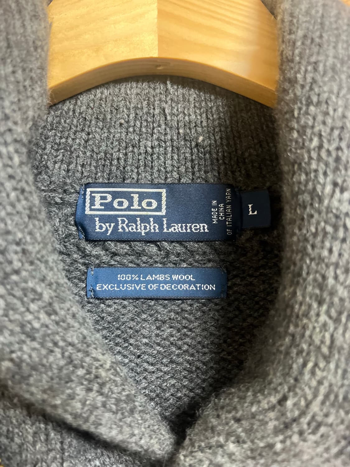 Polo ralphlauren lambs wool knit   상품이미지4