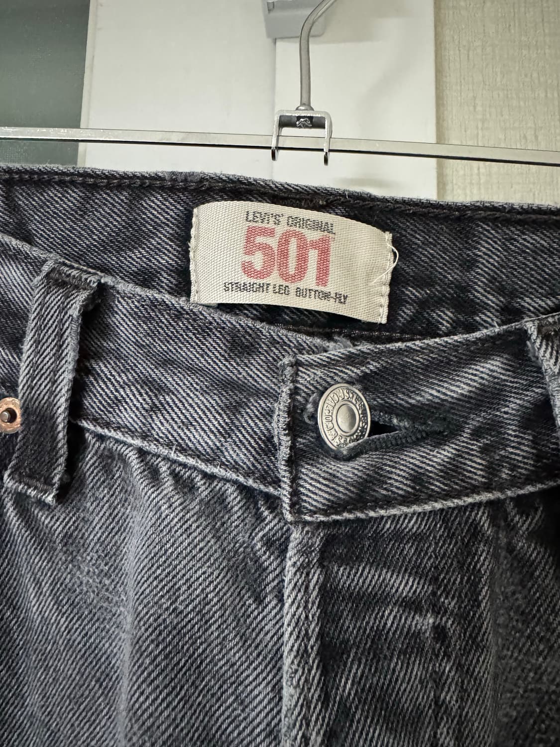 빈티지 리바이스 501 흑청 블랙 데님 levis 상품이미지2