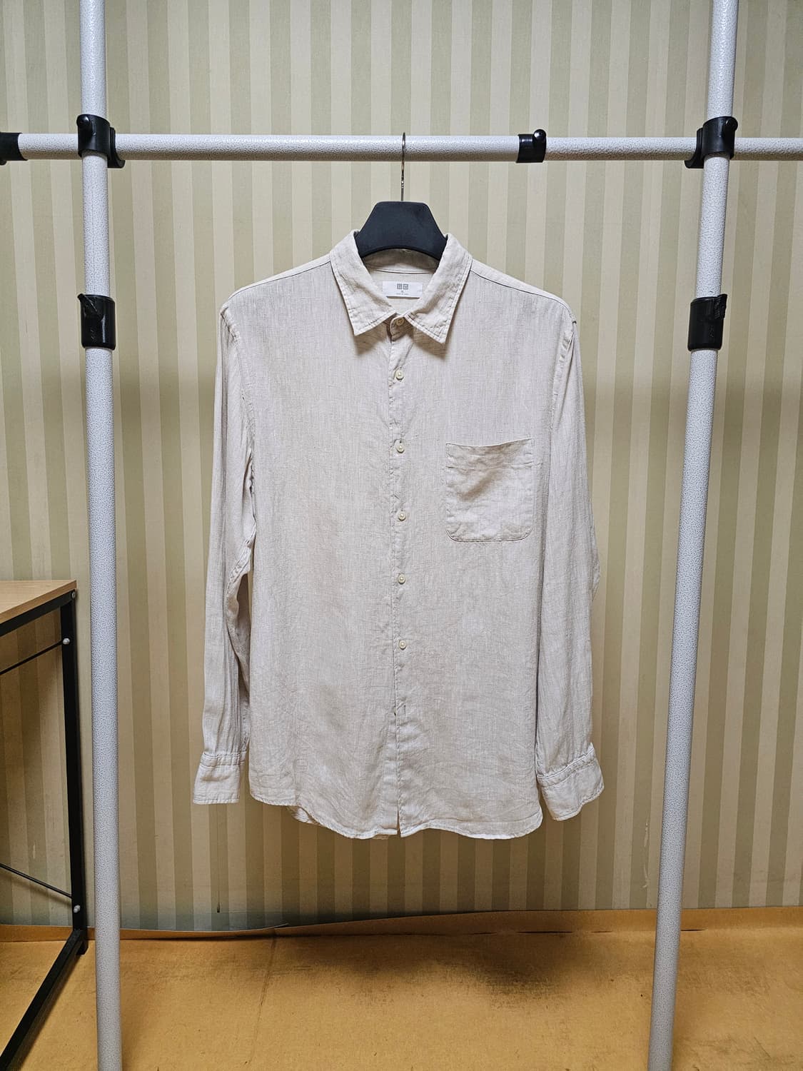 유니클로 셔츠 린넨 XL 상품이미지1