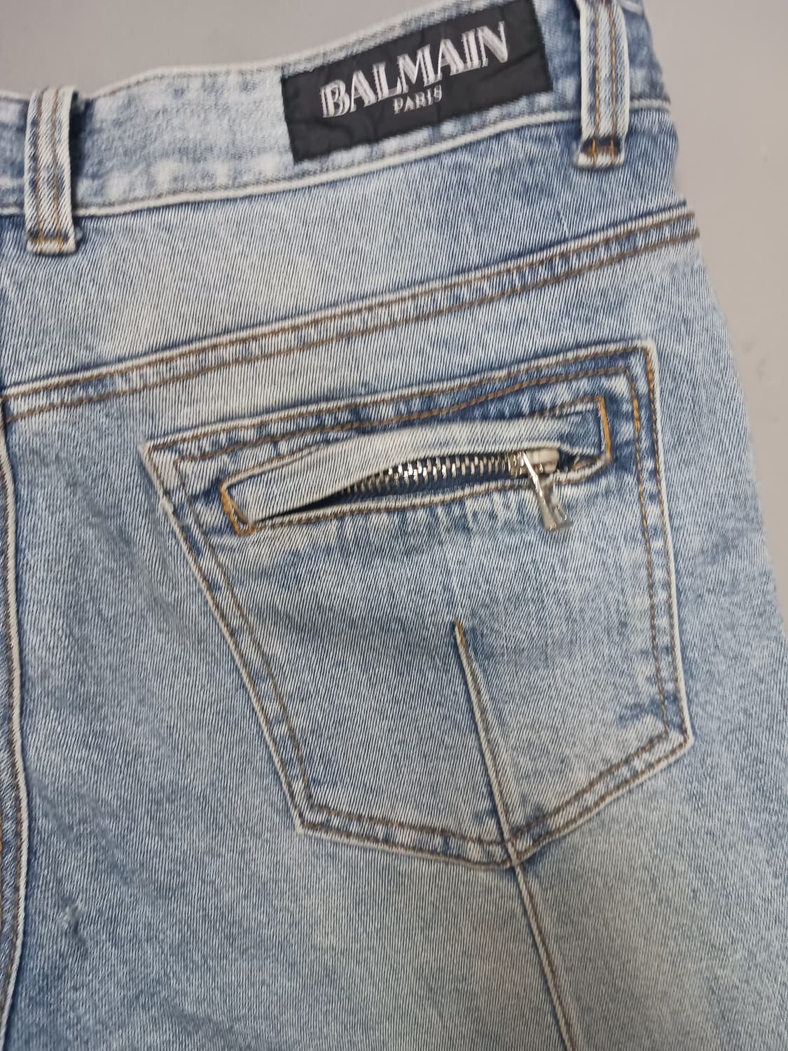 [32] 발망 사이드포켓 바이커진 청바지 상품이미지9