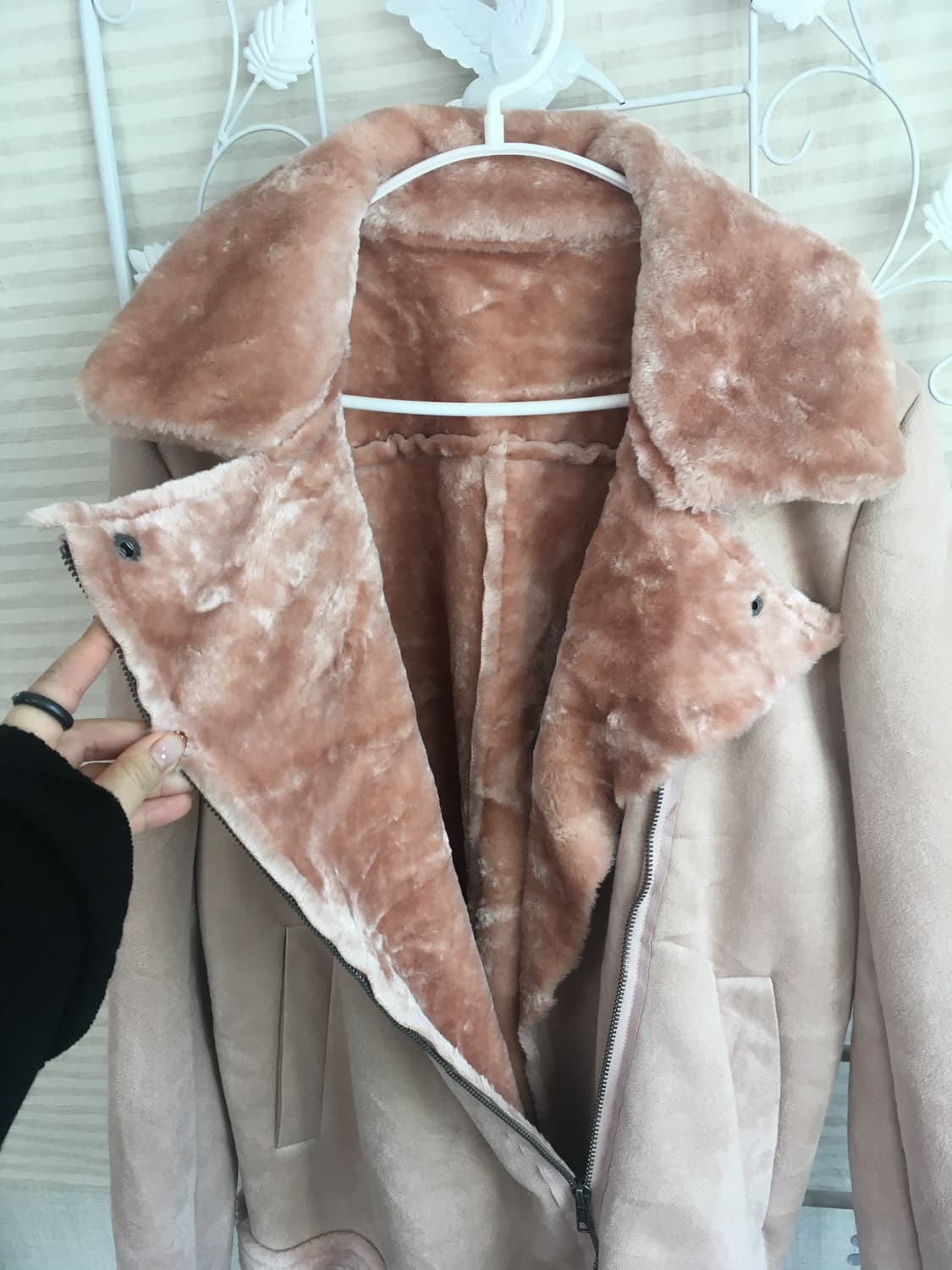 jpn vintage 핑크 퍼 무스탕 자켓  상품이미지2