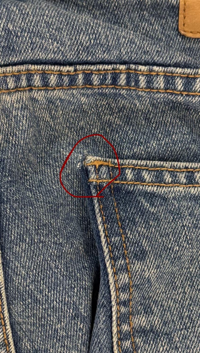 와일드 브릭스 LF FIVE POCKET JEANS blue L 상품이미지5