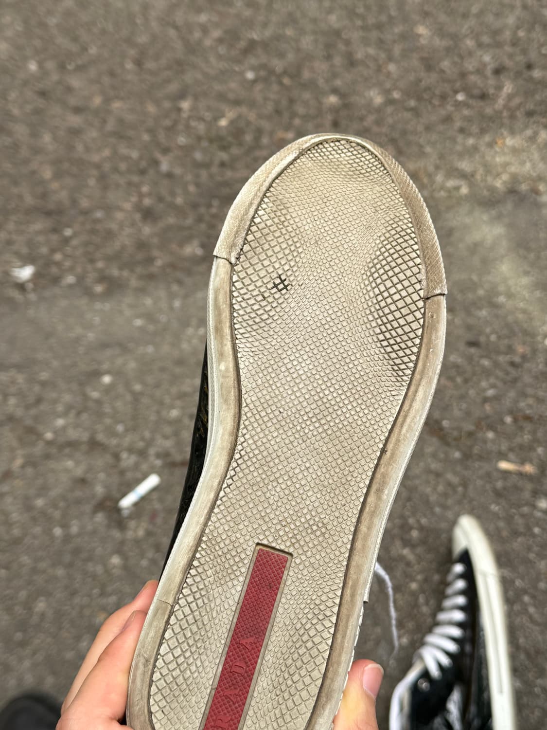 프라다 하이탑 스니커즈 상품이미지3