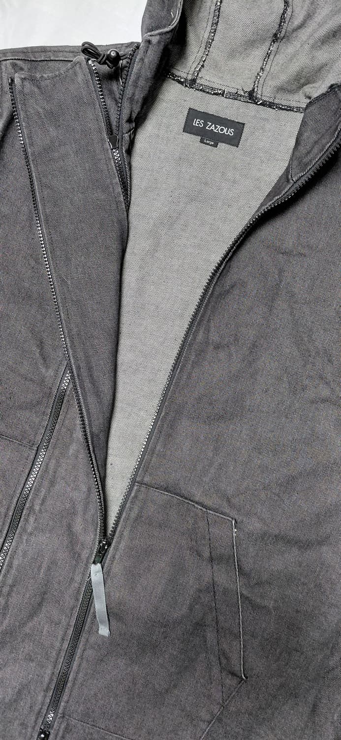 [L/무료배송] LES ZAZOUS(레 자쥬) 더블 집업 데님 자켓 상품이미지1