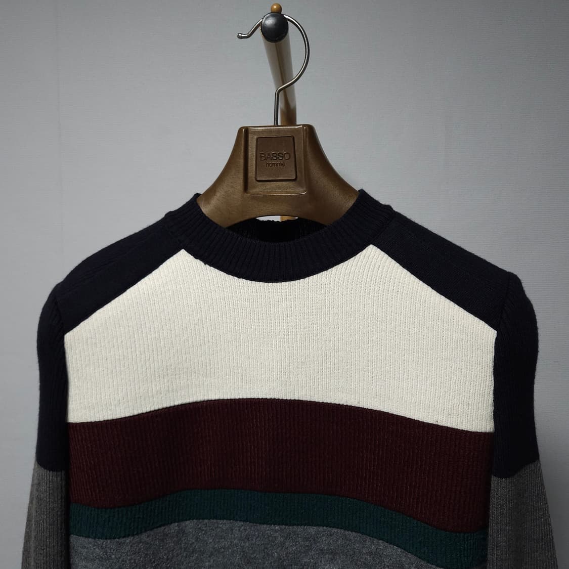 55 ) 듀엘 컬러 블럭 니트 원피스 상품이미지2