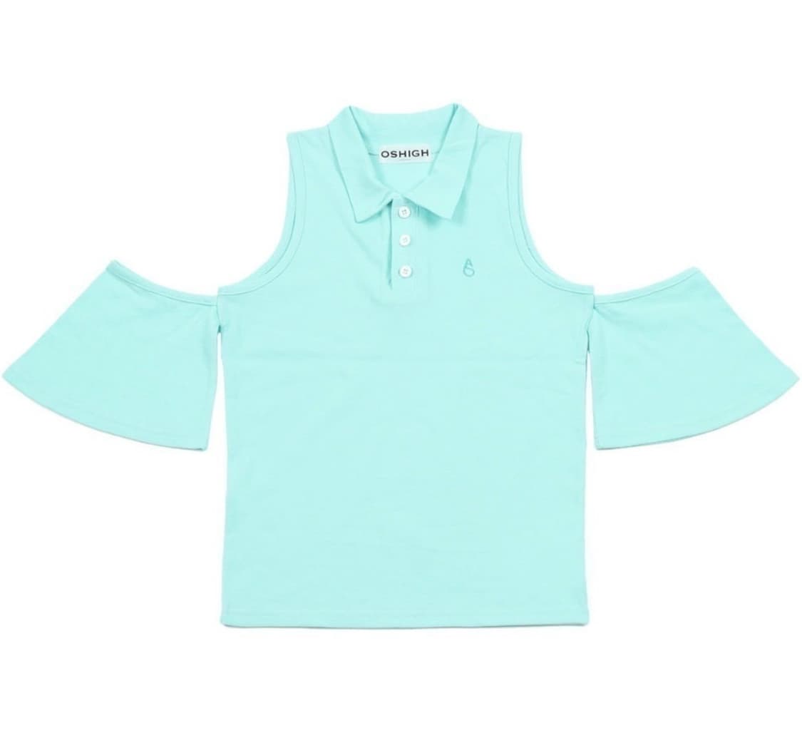 오스하이 oshigh 오프숄더 PK 탑 민트 상품이미지1