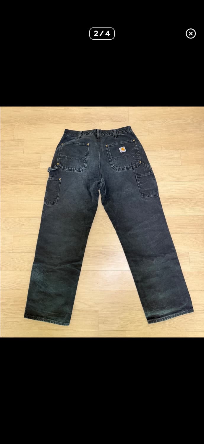 칼하트 더블니 b01 블랙 34 상품이미지2