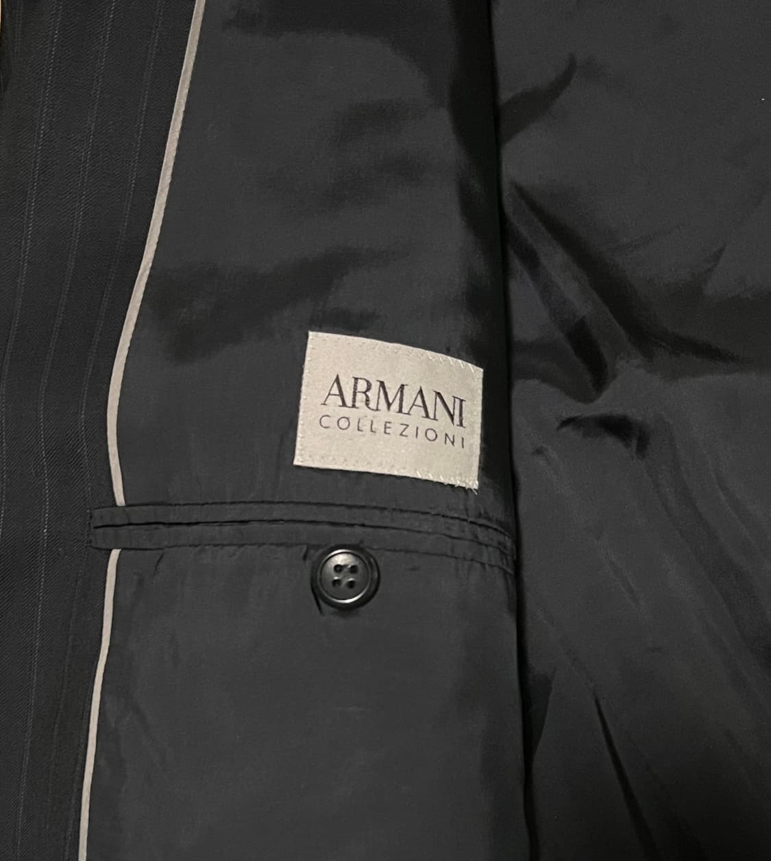 아르마니 콜레지오니 남성 스트라이프 자켓 105 상품이미지2