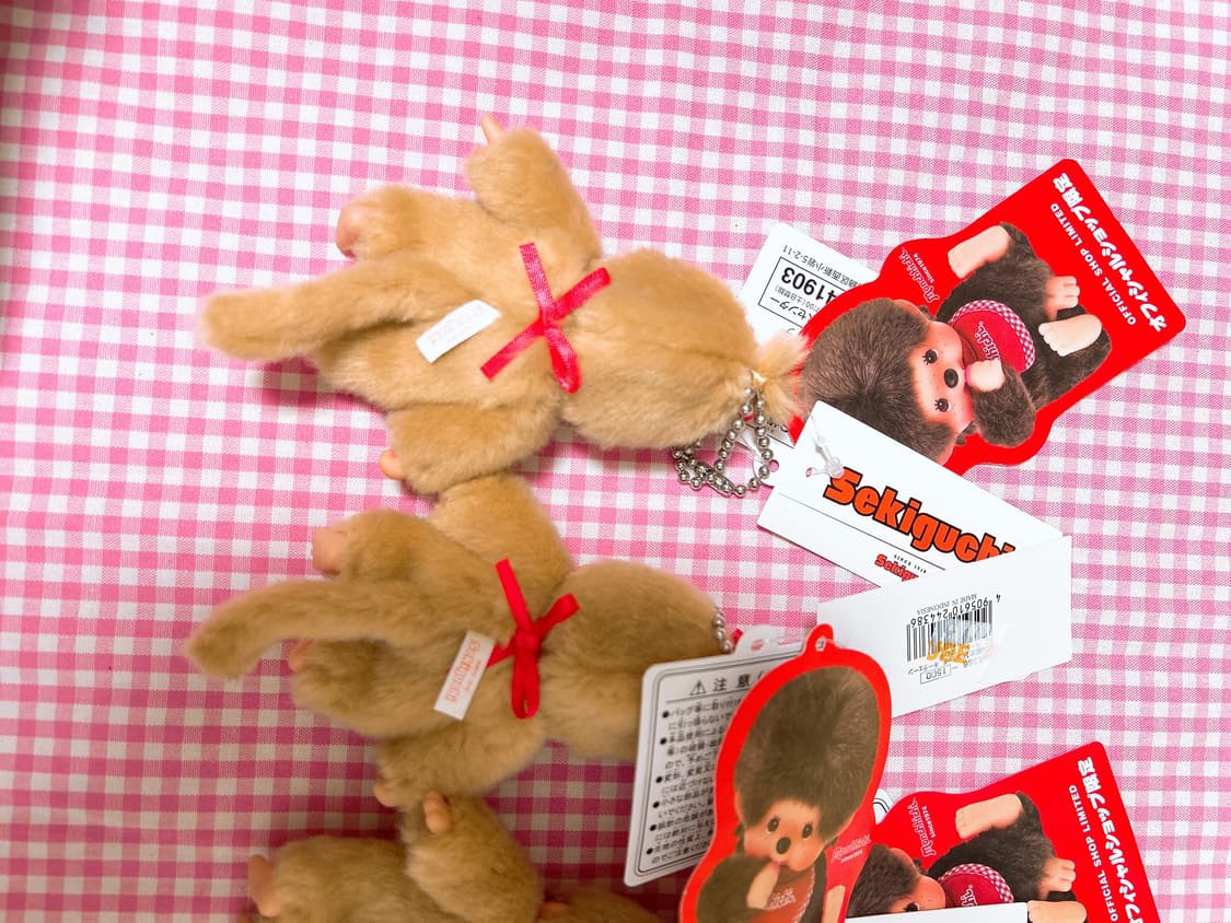 신상 미니 몬치치 골드 베이지 몬치치 여아 미니 키링 상품이미지2