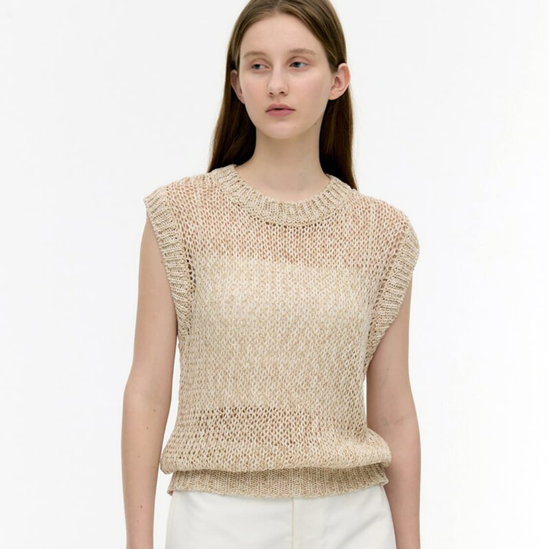 몽돌(MONGDOL) 네트 베스트니트 프리사이즈 새상품 상품이미지1