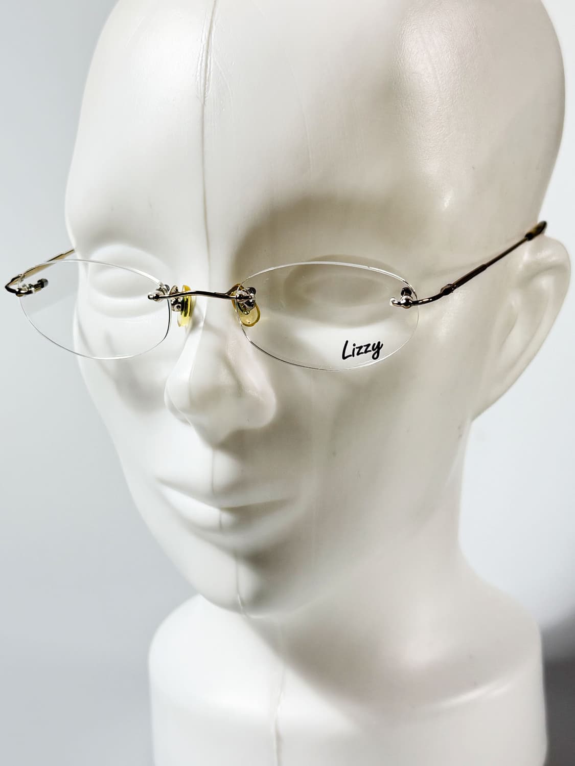 90s LIZZY 무테 오벌 프레임 빈티지 안경 상품이미지9