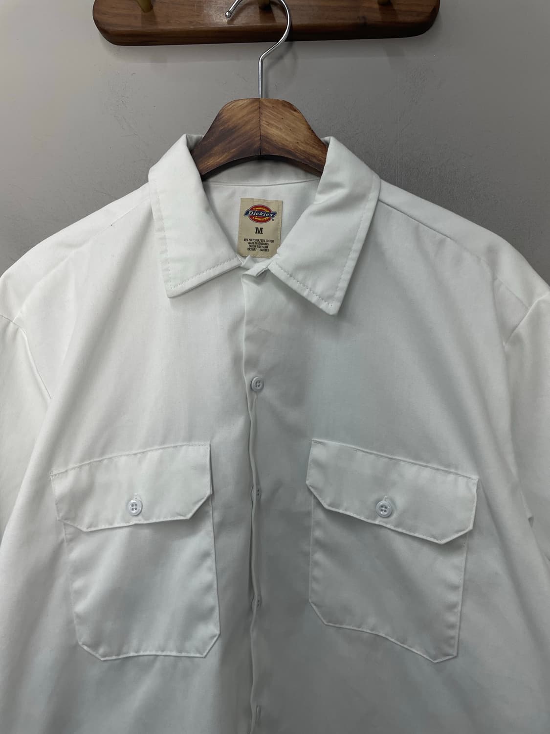 디키즈 화이트 반팔 워크 셔츠 H2427 상품이미지3