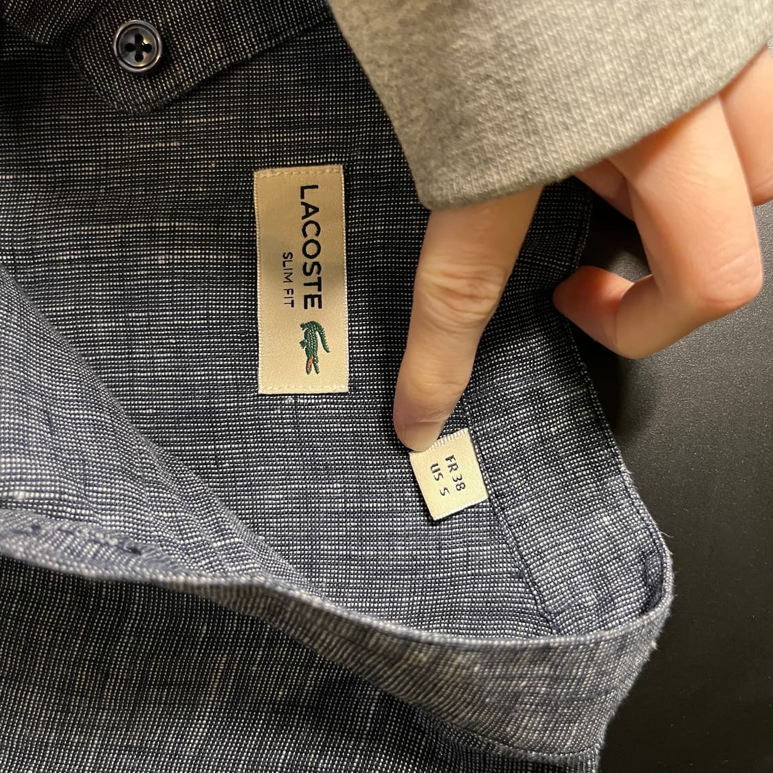 라코스테 린넨 헨리넥 셔츠 상품이미지5