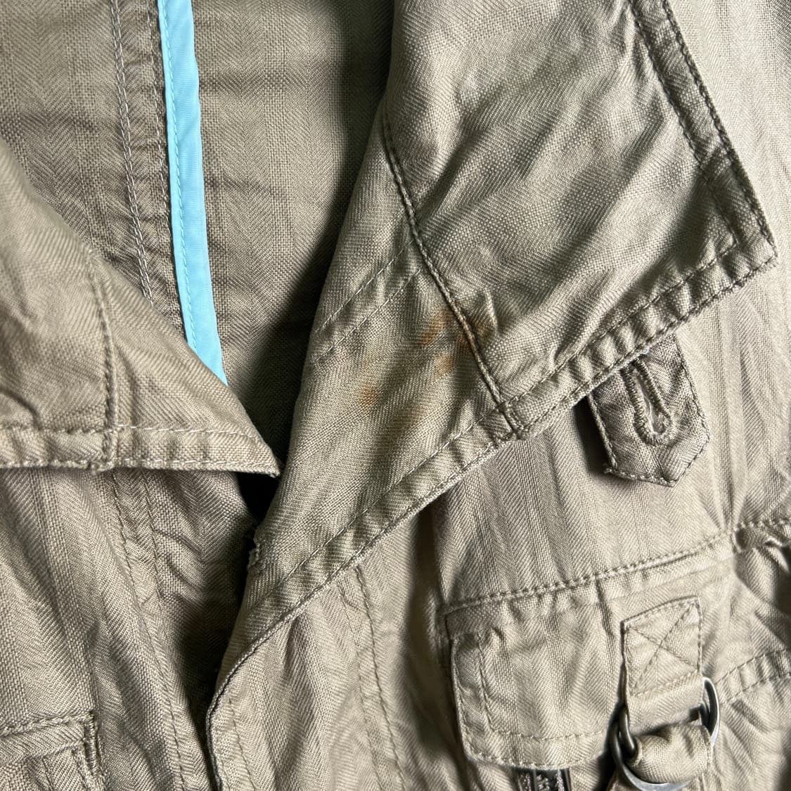 VTG 빈티지 카키 밀리터리 야상 자켓 L 상품이미지9