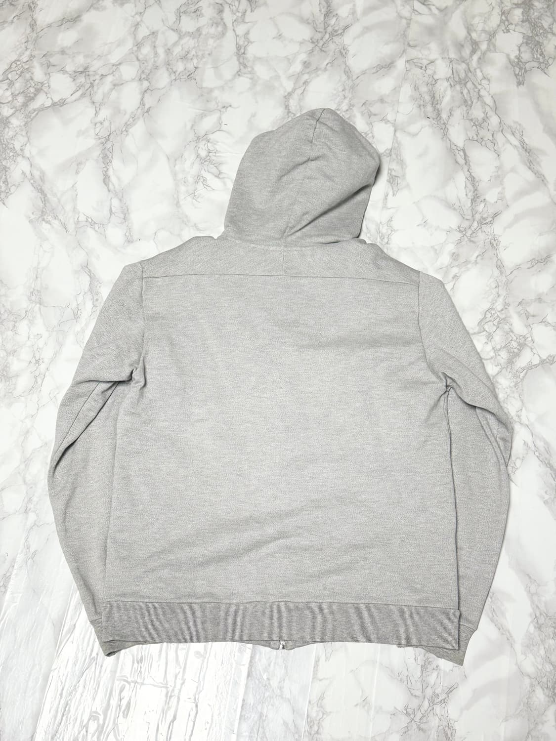 아디다스 삼선 라이트그레이 후드집업 자켓 상품이미지5