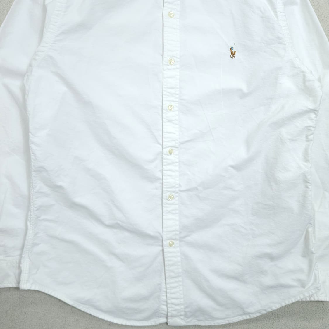 폴로 랄프 로렌 신형 QR 옥스포드 화이트 셔츠 XL 상품이미지4