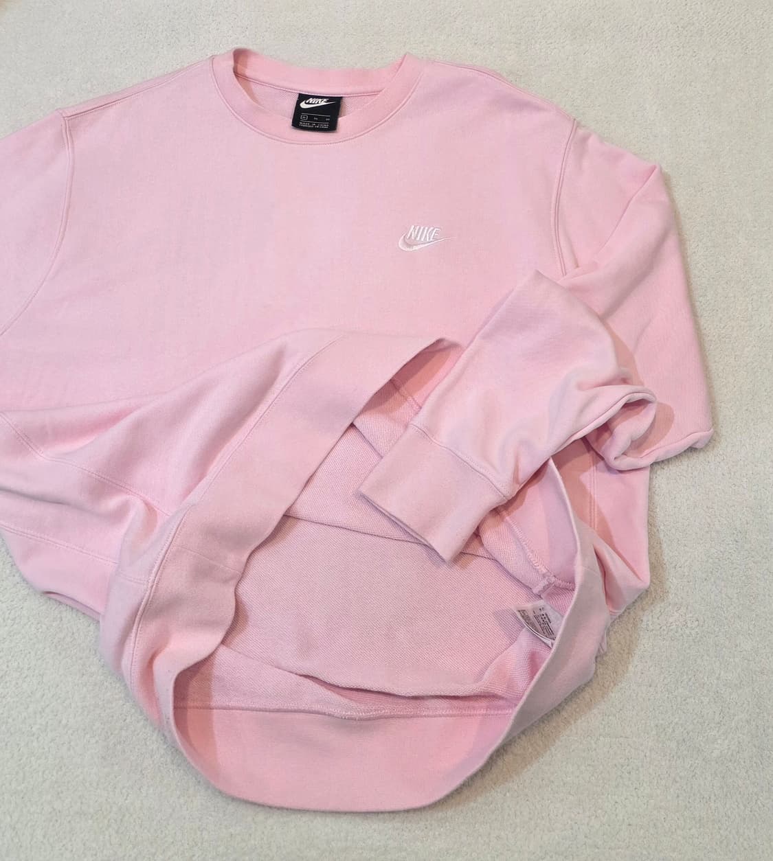 NIKE 나이키 맨투맨 (베이비핑크) 상품이미지3