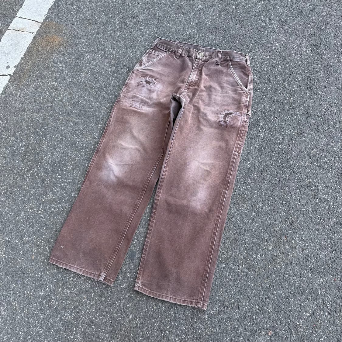 OG 칼하트 B11 DKB 싱글니 카펜터팬츠 상품이미지4