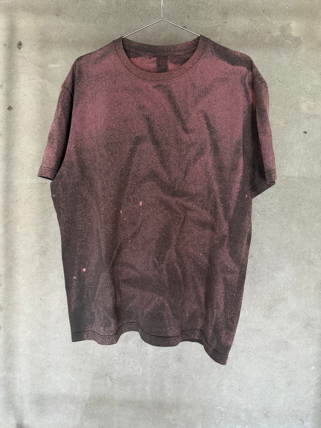 HAND-FADED DARK GREY / PINK TONE T-SHIRT 상품이미지2