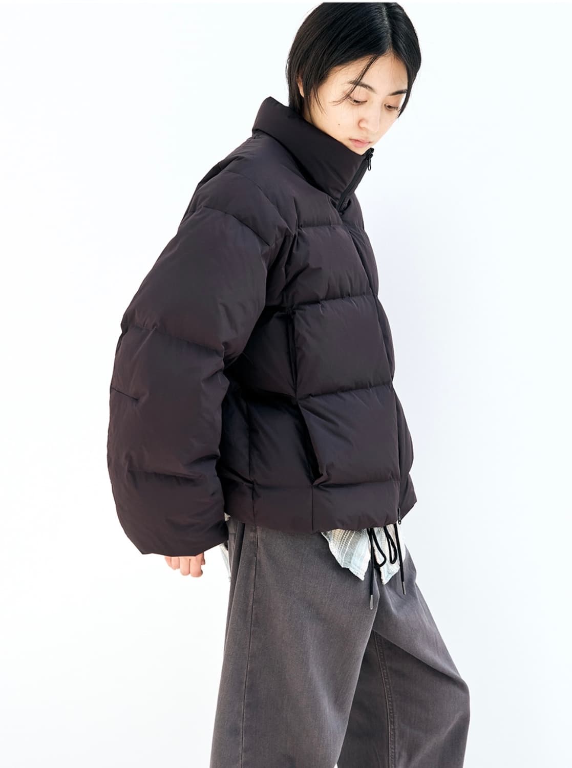 해칭룸 4pk 푸퍼 패딩 버건디 4 상품이미지4