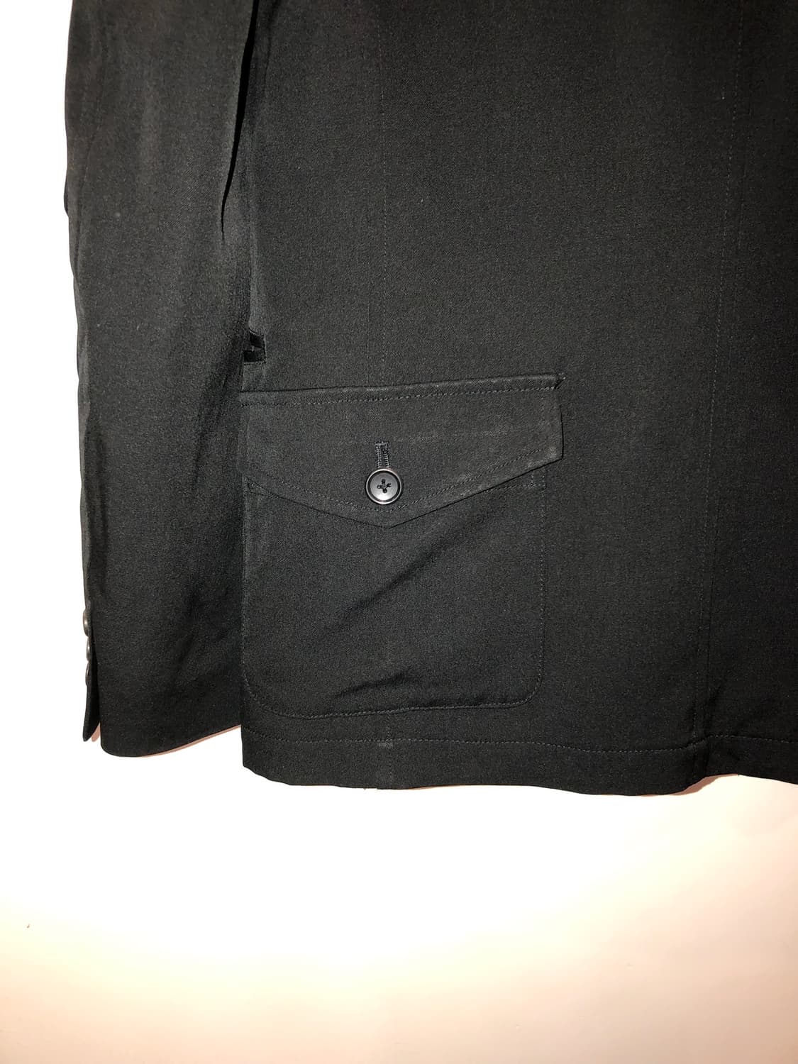 요지야마모토 뿌르옴므 17ss 테일러드 비대칭 재킷 상품이미지4