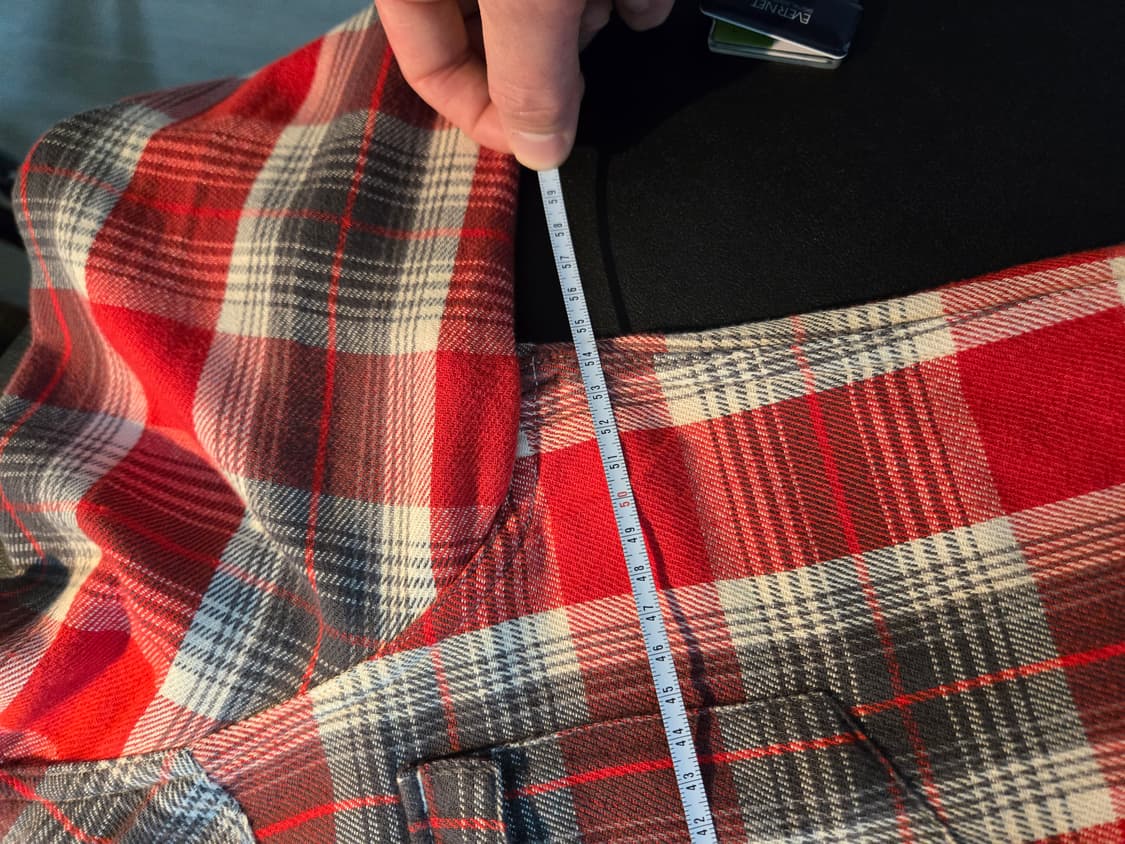 RRL 웨스턴 슬림핏 체크 셔츠 상품이미지5