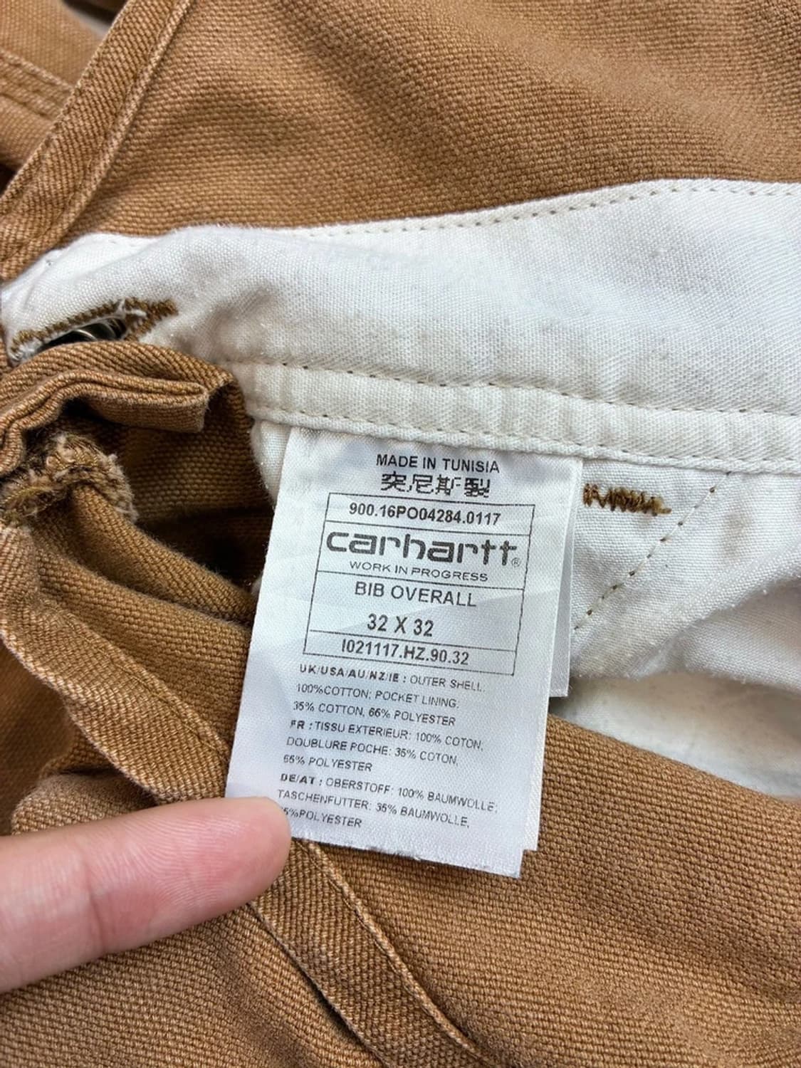 칼하트 WIP 된장 오버롤 팬츠 PN5378 상품이미지10