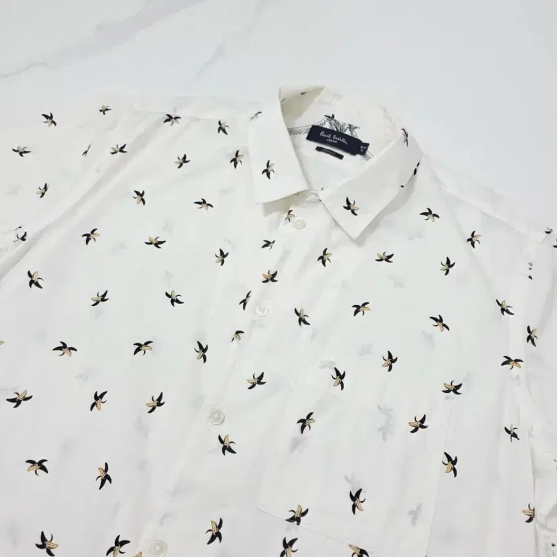 폴스미스 Paul Smith 바나나 패턴 반팔 셔츠 M 상품이미지5