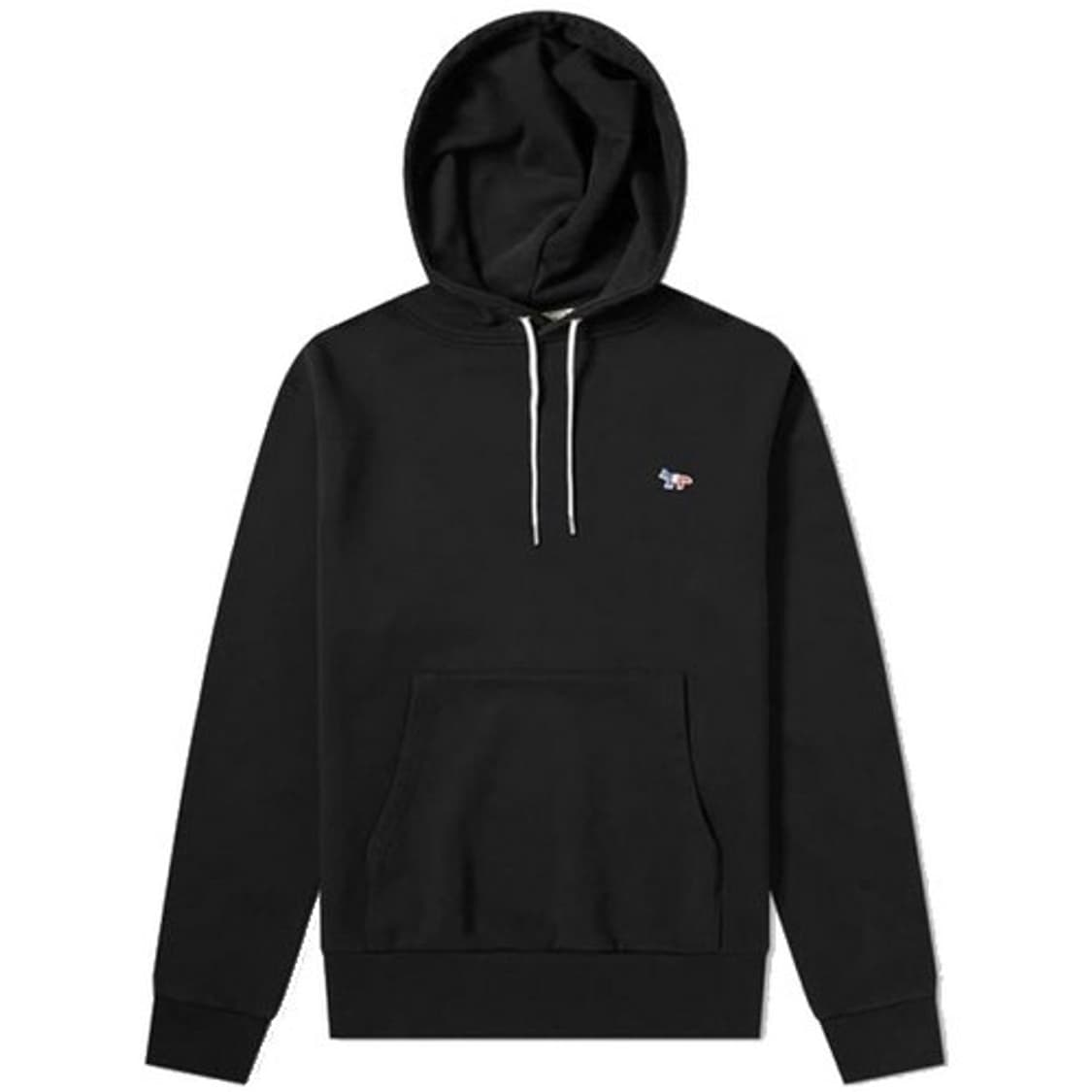 메종키츠네 트리컬러 폭스 후드티 블랙 l 사이즈 판매합니다. 상품이미지1