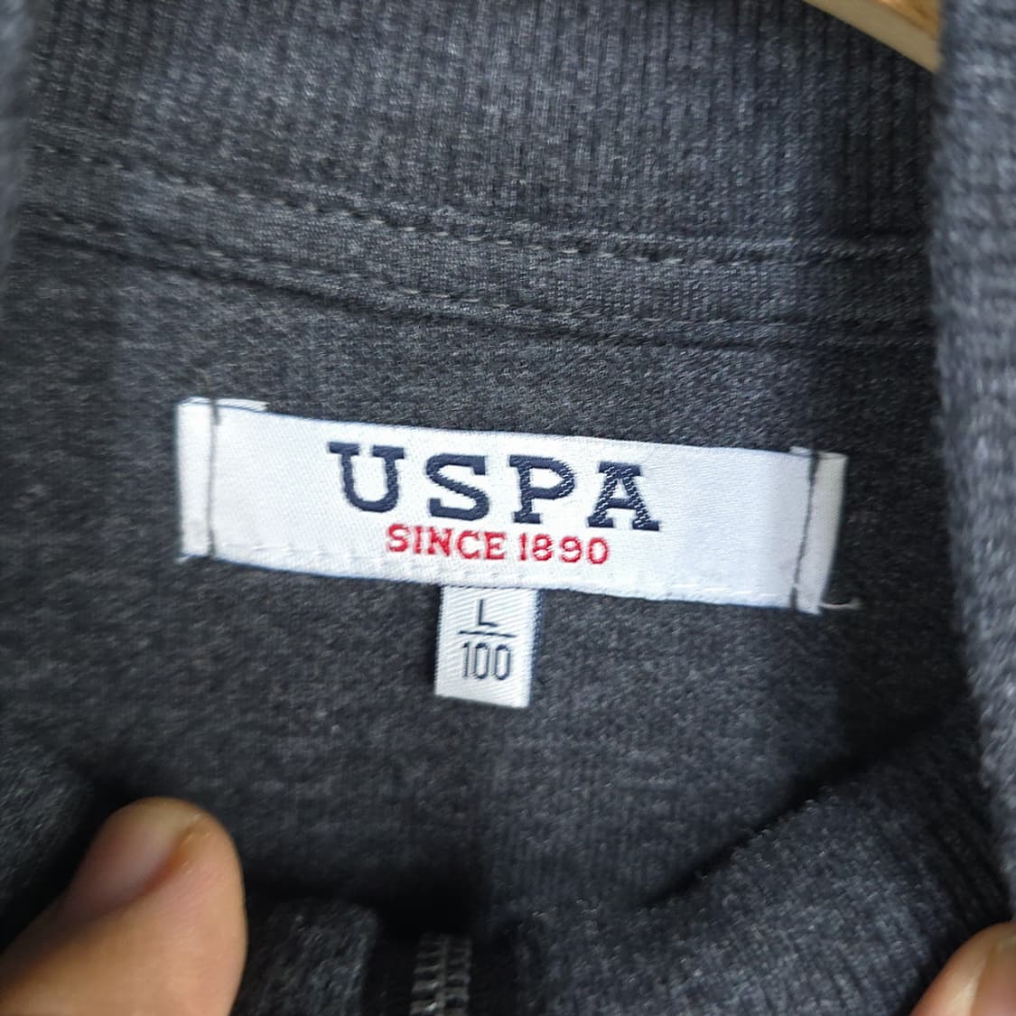 새제품)USPA(유에스피에이) 하프집업 스웨트 L 상품이미지5