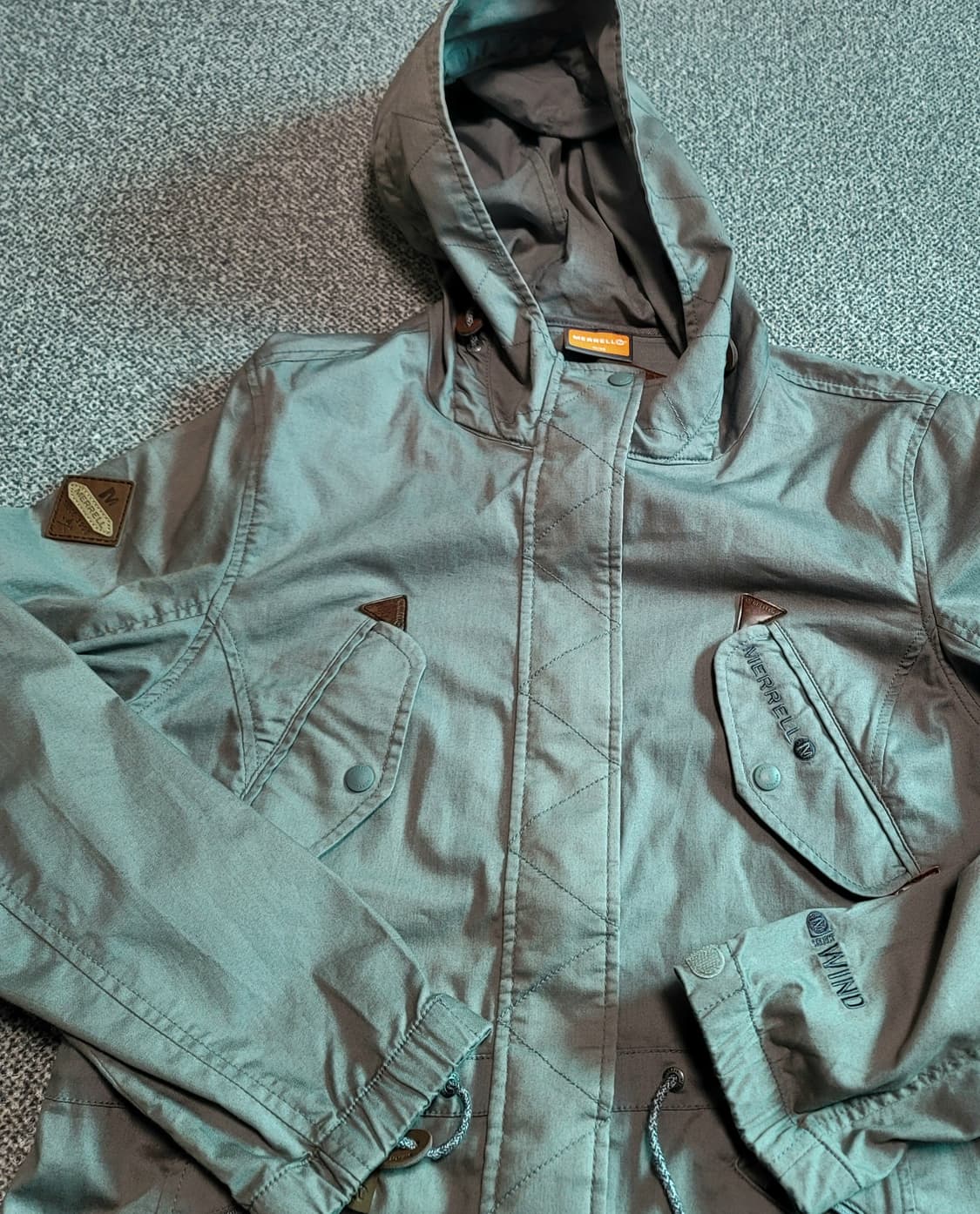 머렐 카키 바람막이 자켓  95  M  정사이즈 상품이미지3
