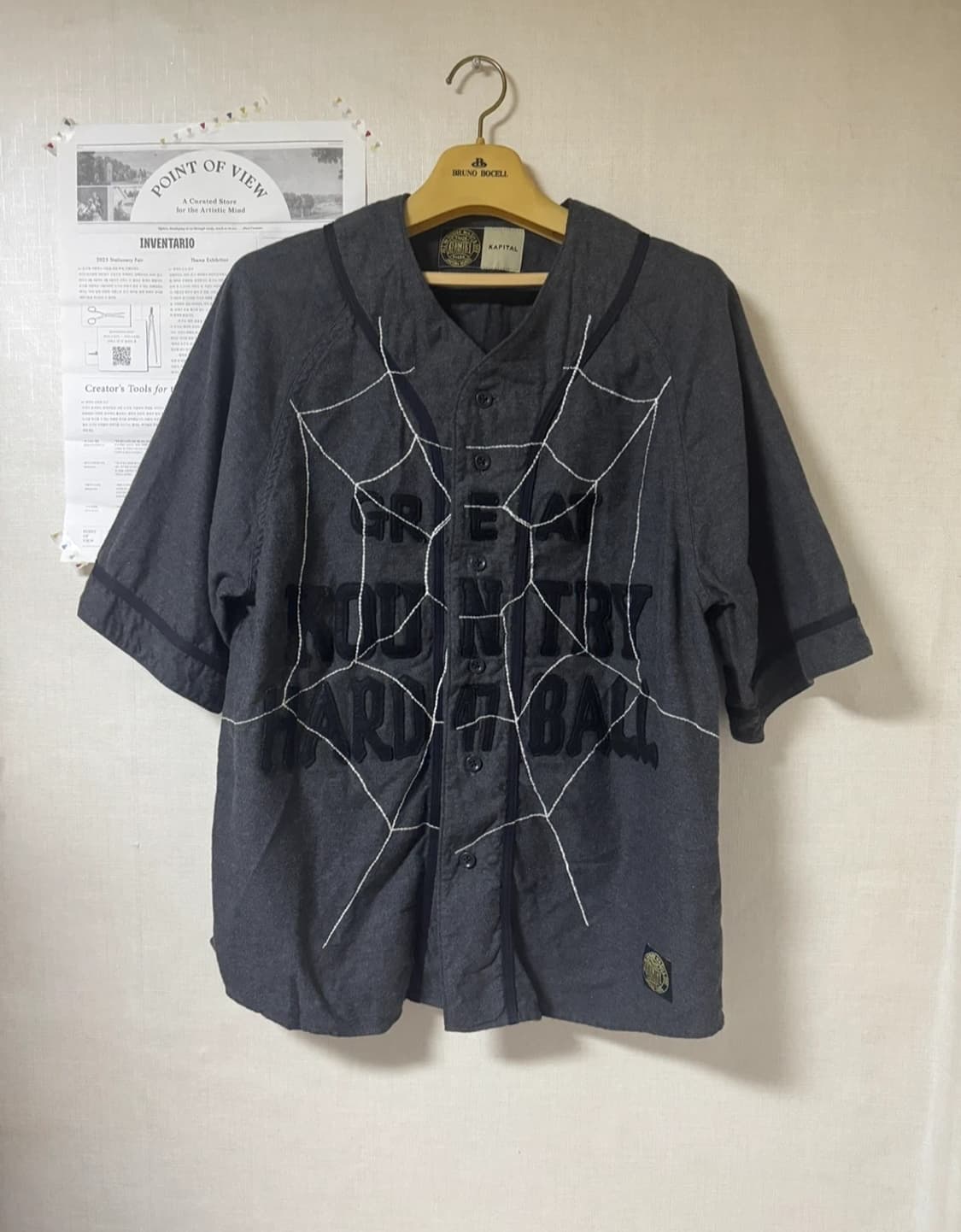 Kapital 캐피탈 베이스볼셔츠 드림캐쳐 새상품 상품이미지2