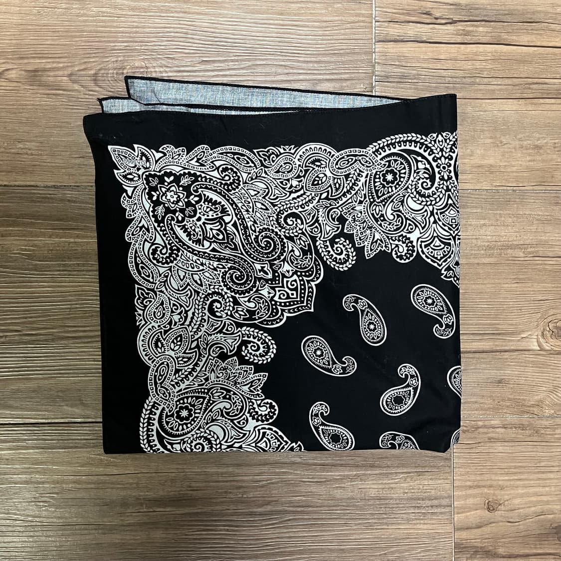 클래식 페이슬리 반다나/스카프(블랙) 상품이미지4