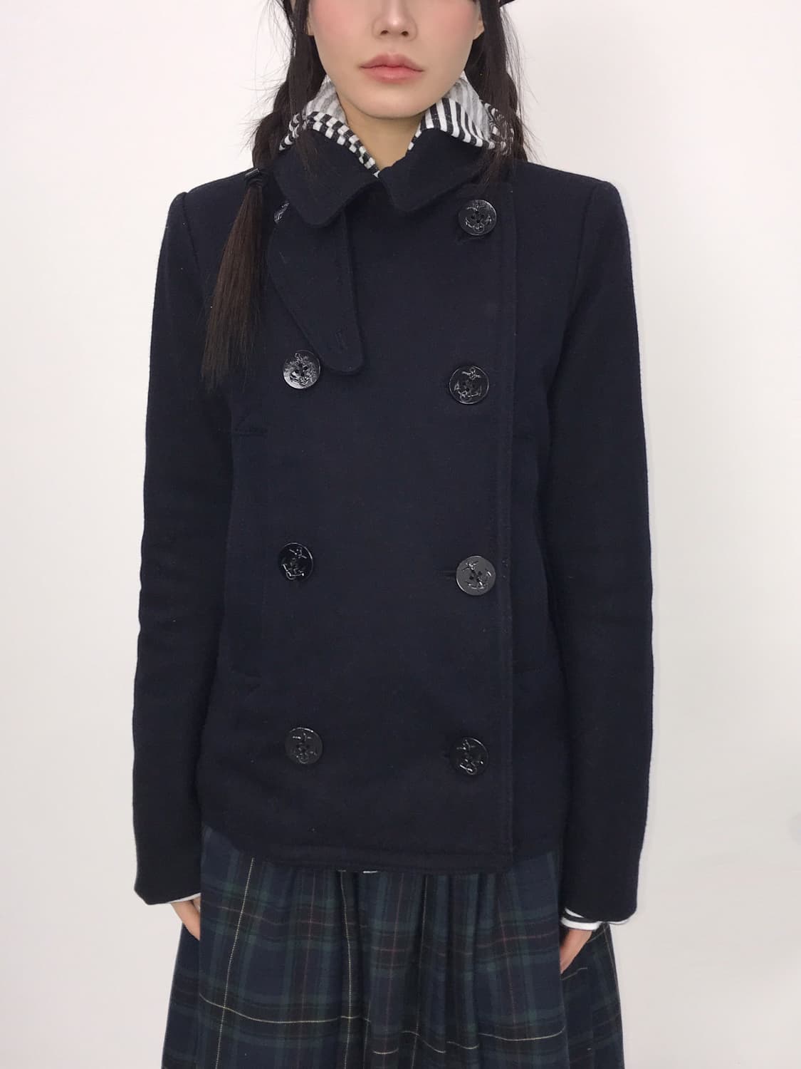 GAP Wool Blend Double Breasted Peacoat 상품이미지2