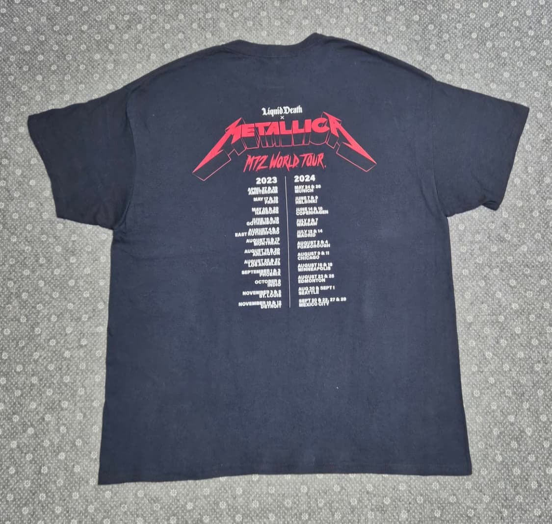 [XL]메탈리카 M72 월드투어 리퀴드데스 협업 -580 상품이미지3
