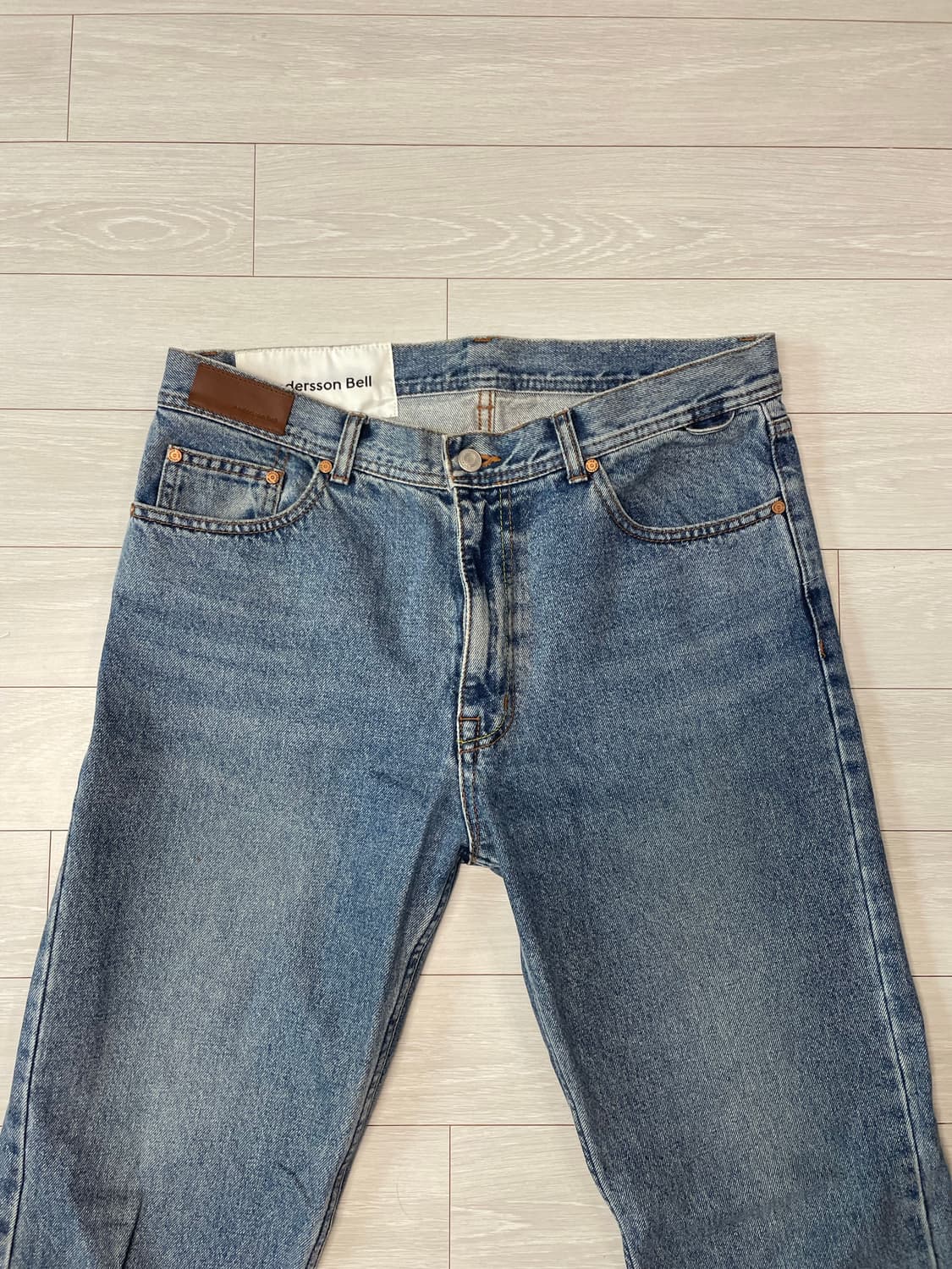 뉴 아메리카 스트레이트 진 apa413m(BLUE) 상품이미지2