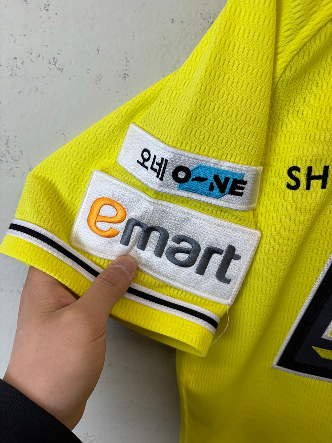 SSG 랜더스 뉴 옐로우 유니폼 상품이미지4