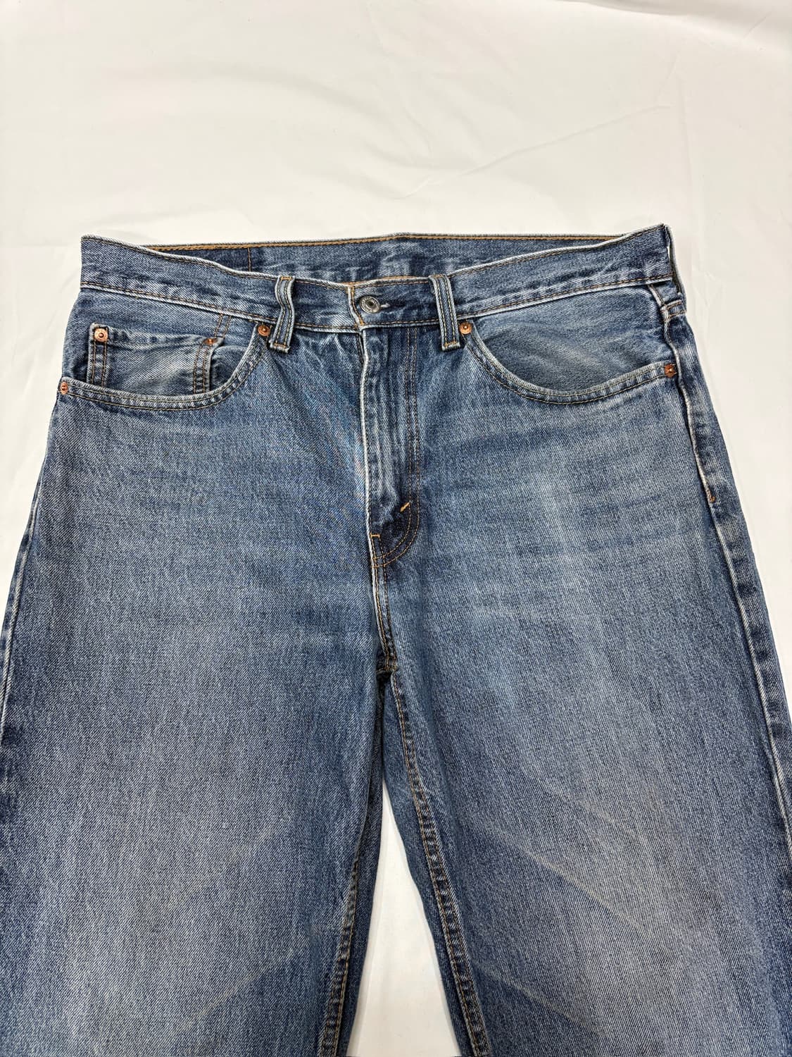 리바이스 550 워싱 데님 와이드핏 청바지 상품이미지2